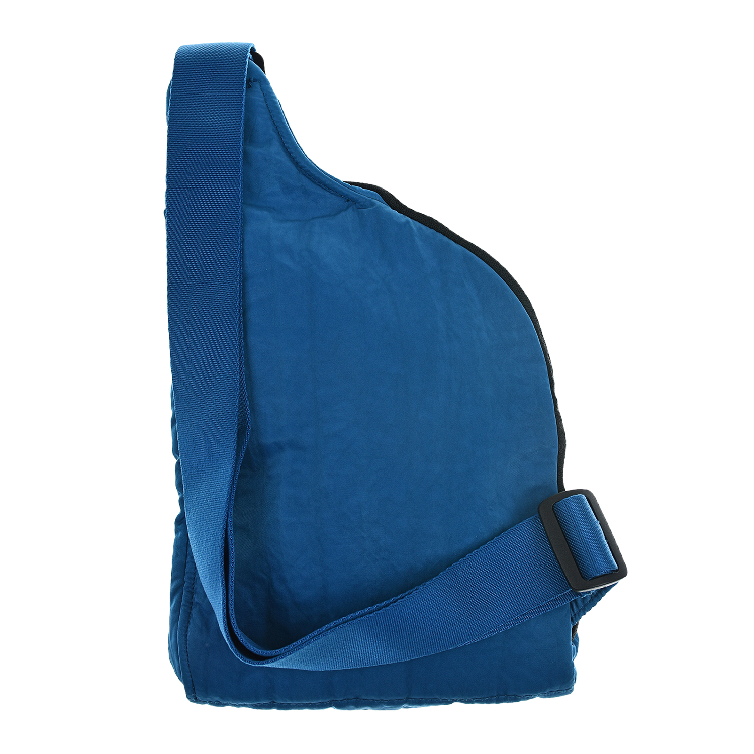 Синяя сумка с черными вставками CP Company детская, размер unica, цвет синий - фото 3